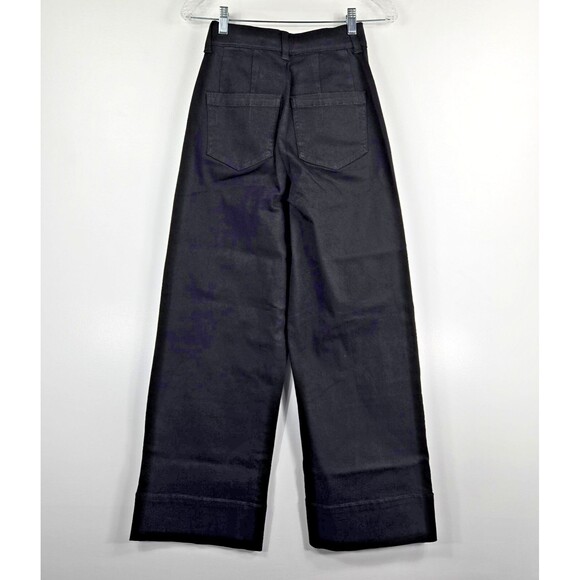 Universal Standard Women's Size 00 Black Carrie High Rise Wide Leg Jeans NWT - Picture 5 of 13